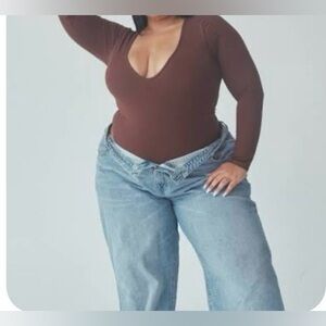 Klassy Network Deep V Long Sleeve Bramisuit